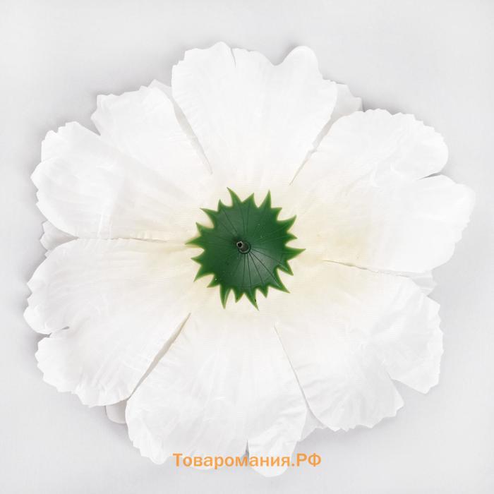 Белый цветок для свадебного декора, 30,5 х 23 х 1,8 см