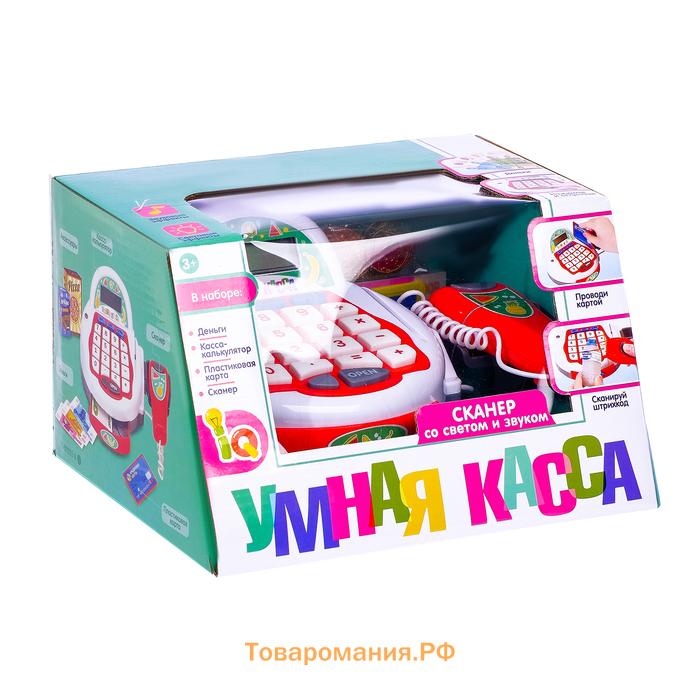 Касса-калькулятор «Умная касса-1», с аксессуарами, световые и звуковые эффекты