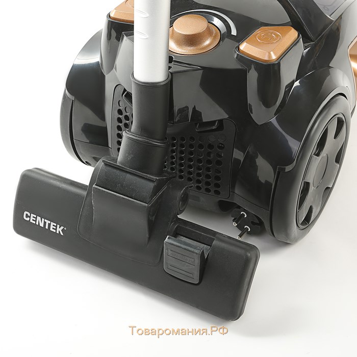 Пылесос Centek CT-2534, 2400/450 Вт, 2 л, бронзово-черный