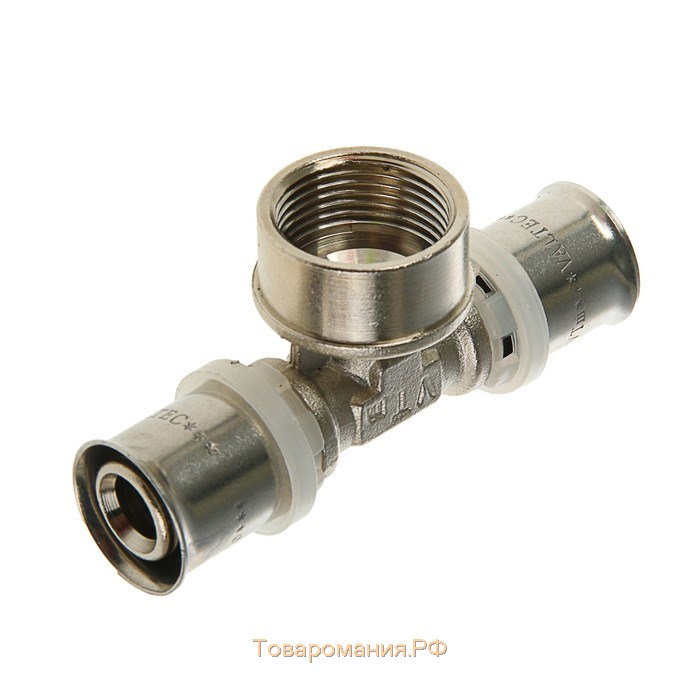 Тройник-пресс Valtec, 20 мм x 3/4" внутренняя резьба x 20 мм