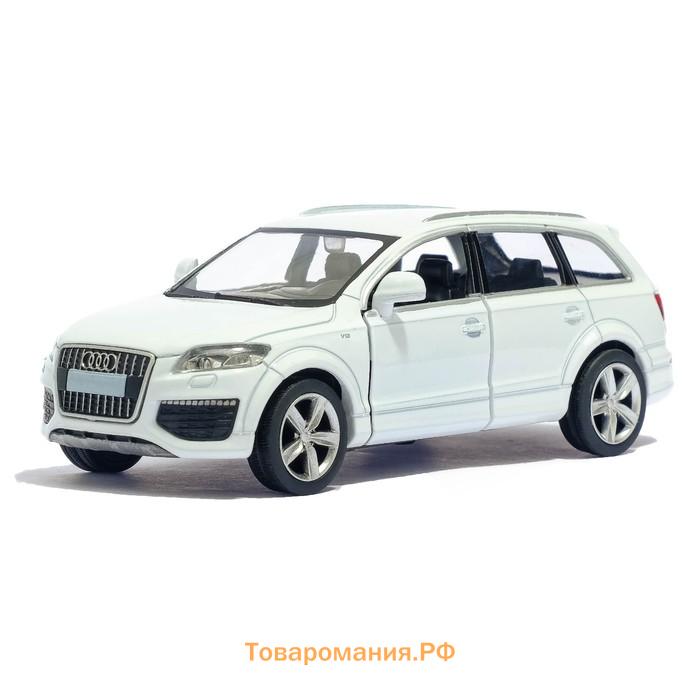 Машина металлическая AUDI Q7 V12, 1:32, открываются двери, инерция, цвет синий