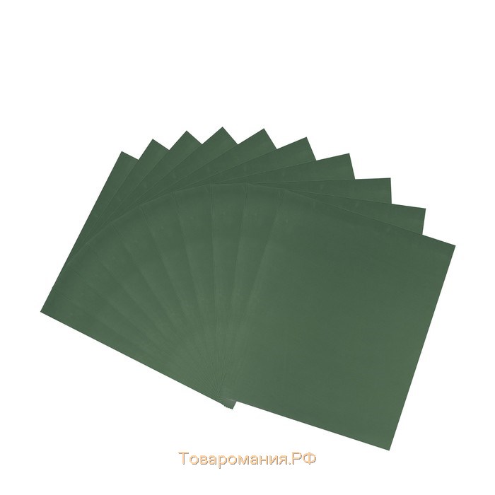 Фоамиран иранский 2 мм  (темно-темно зеленый/182) 60х70 см