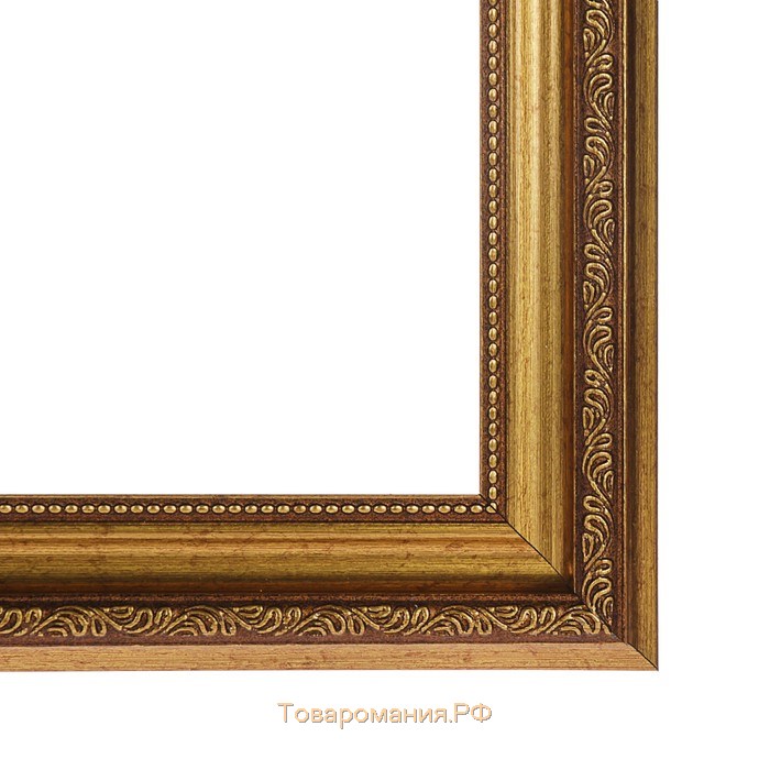 Рама для картин (зеркал) 30 х 40 х 3,3 см, пластиковая, Dorothy, золотая