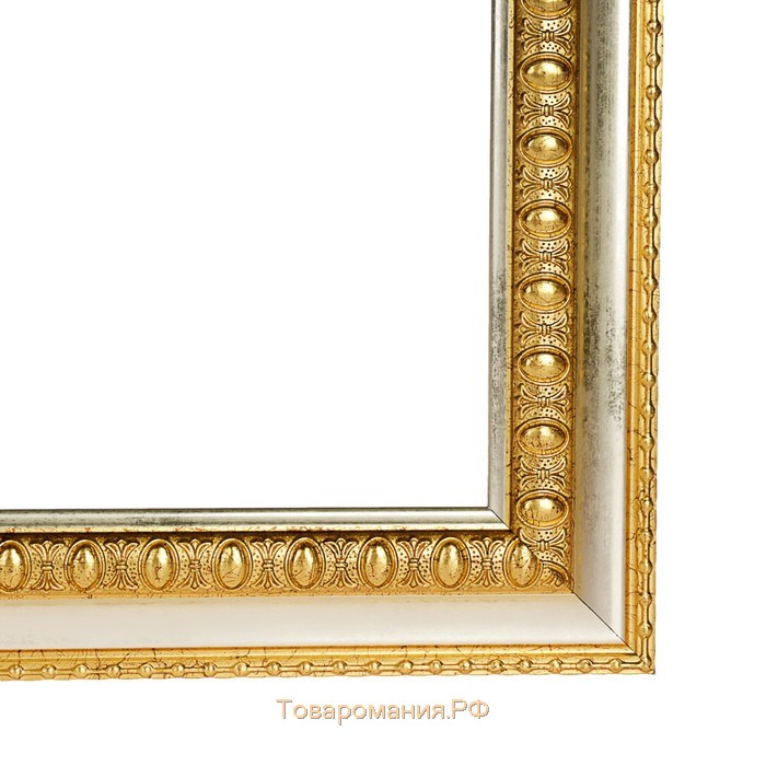 Рама для картин (зеркал) 40 х 50 х 4,5 см, пластиковая, Charlotta, золотая
