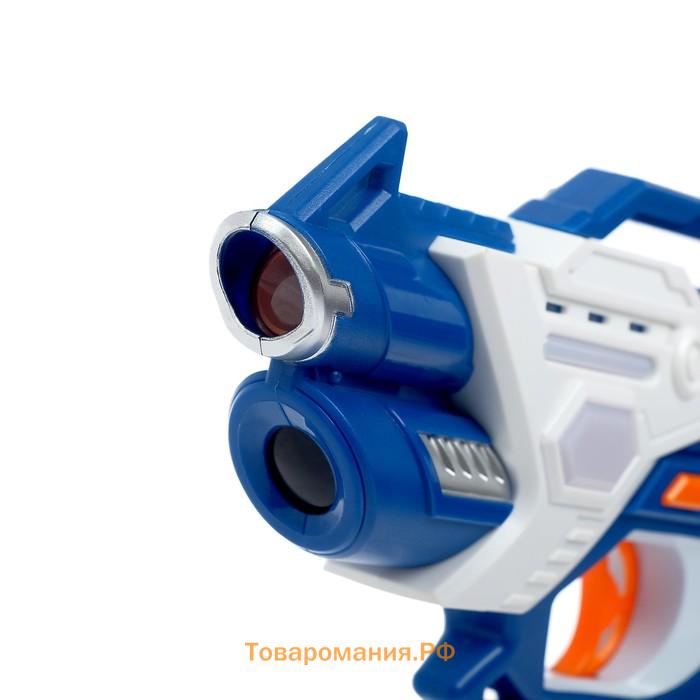 Лазертаг LASERTAG GUN с безопасными инфракрасными лучами, для двух игроков