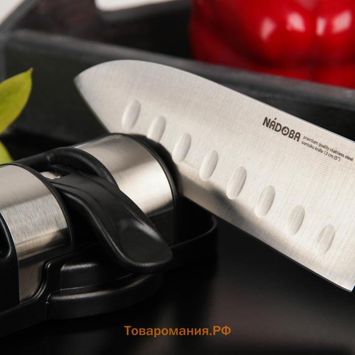 Ножеточка Nadoba Borga, ручная, на присоске