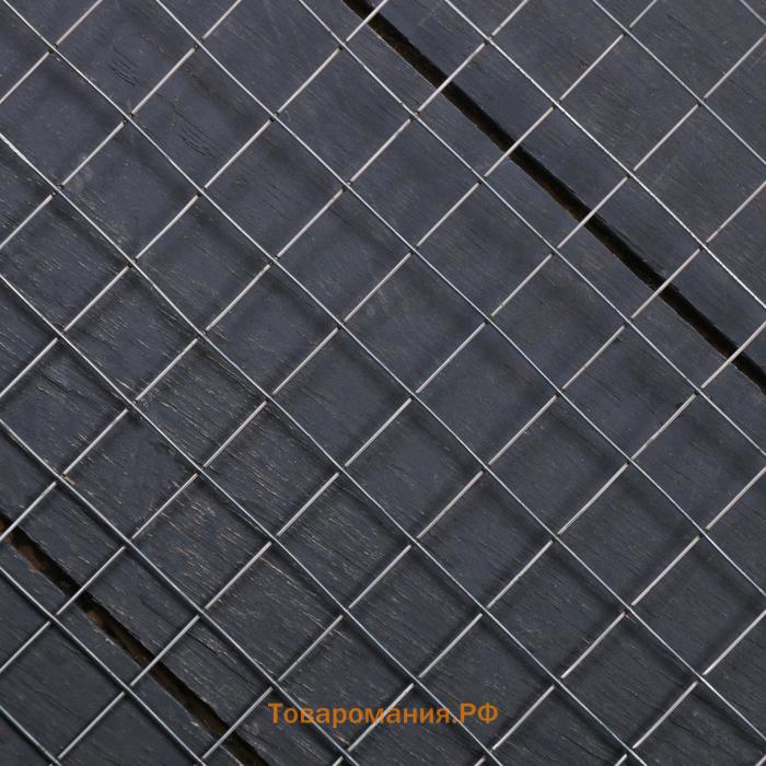 Сетка оцинкованная, сварная, 1 × 25 м, ячейка 25 × 25 мм, d = 1,2 мм, металл