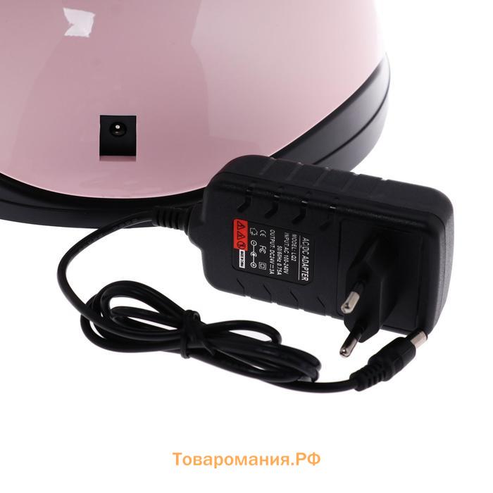 Лампа для гель-лака TNL Desired lux, UV/LED, 168 Вт, 36 диодов,таймер 10/30/60/99 сек, роз.