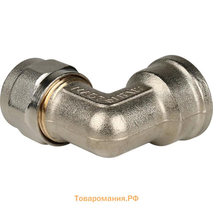 Угольник STOUT SFS-0007-001216, 1/2"x16 мм, внутр. резьба, для металлопласт. труб, винтовой