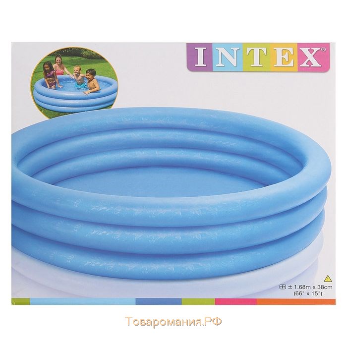 Бассейн надувной INTEX «Кристалл», 168×38 см, от 2 лет, 58446NP INTEX