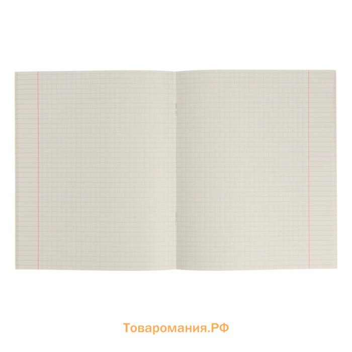 Тетрадь предметная "Кирпич" 40 листов в клетку "Информатика", бумажная обложка, блок №2