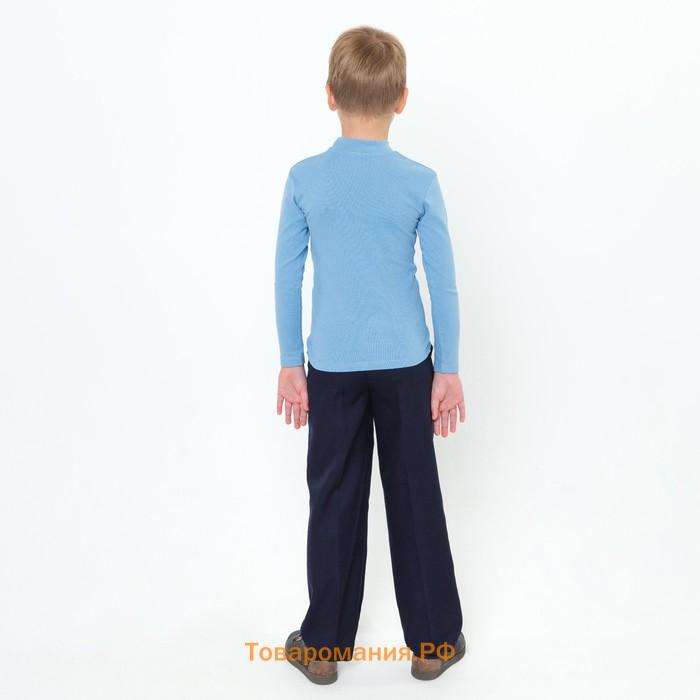 Брюки для мальчика, цвет темно-синий, рост 170 см (44)