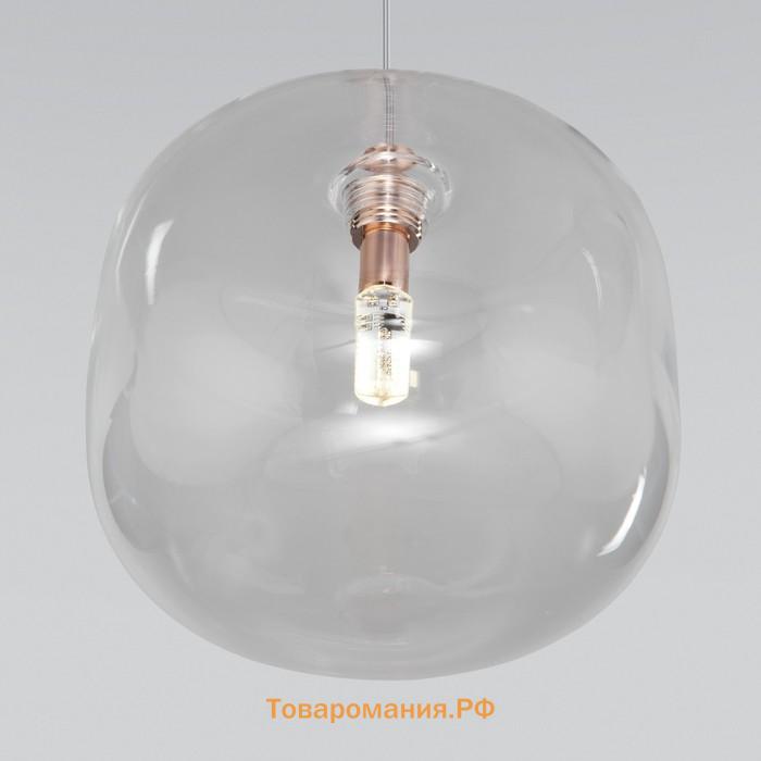 Подвесной светильник со стеклянным плафоном Jar, 3Вт, G4, 16x16 см