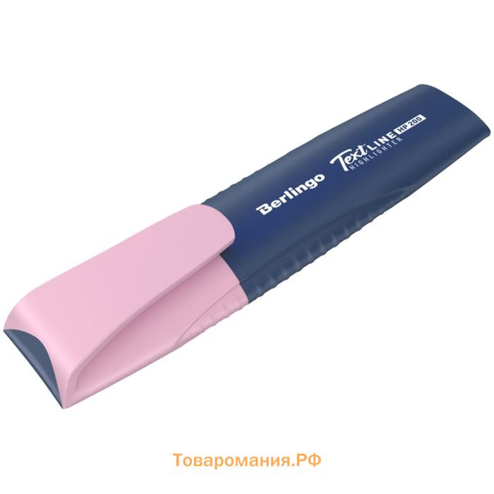Маркер текстовыделитель 1-5мм Berlingo "Textline HP200" пастельный цвет, фламинго