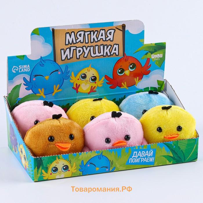 Мягкая игрушка «Птичка», МИКС, набор 6 шт.