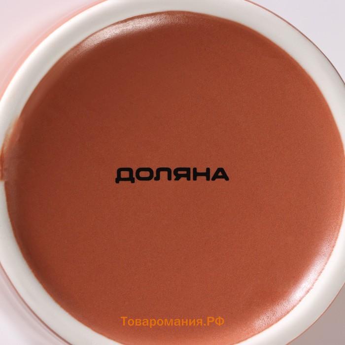 Кружка фарфоровая  Good morning. Coffee, 385 мл, цвет коричневый