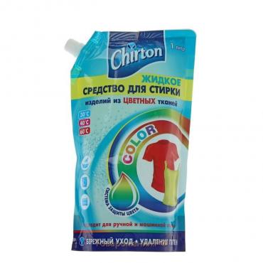 Жидкое средство для стирки Chirton, для цветных тканей, 1 л