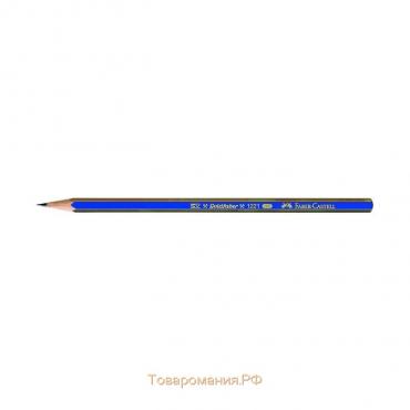 Карандаш чёрнографитный Faber-Castell GOLDFABER 1221 HB шестигранный, цена за 1 штуку