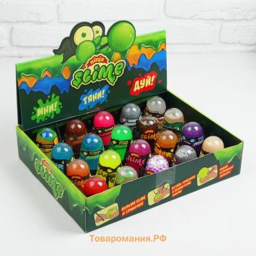 Шоу-бокс Slime «Ninja»,130 г, набор 20 шт.