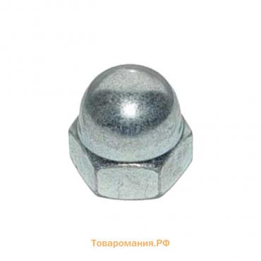 Гайка Steelrex, колпачковая, DIN 1587, оцинкованная, М12, 100 шт