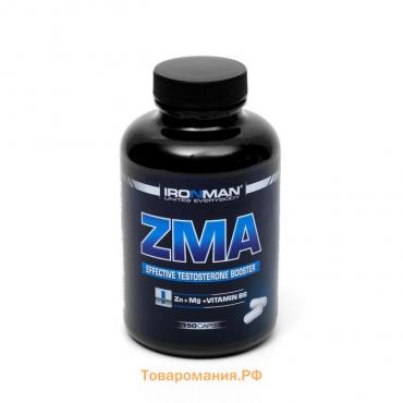 Специализированный пищевой продукт ZMA IRONMAN Zn+Mg+vitamin b6 150 кап.