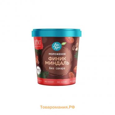 Мороженое «АйсКро» cливочное «Финик-миндаль», без сахара, 310 г