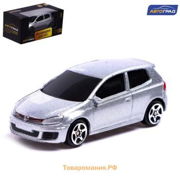 Машина металлическая VOLKSWAGEN GOLF GTI, 1:64, цвет серебро