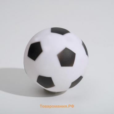 Игрушка-шар под лакомства "Футбол", 8 см, белая