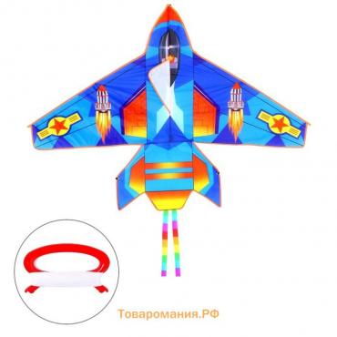 Воздушный змей «Самолёт», цвета МИКС