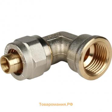 Угольник STOUT SFS-0007-001216, 1/2"x16 мм, внутр. резьба, для металлопласт. труб, винтовой