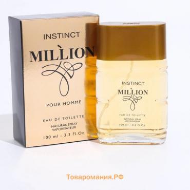 Туалетная вода мужская Instinct Million, 100 мл (по мотивам 1 Million (P.Rabanne)