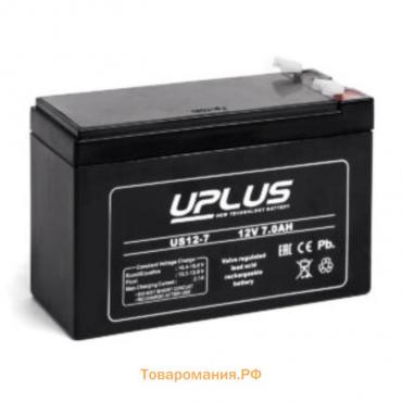 Аккумуляторная батарея UPLUS (Leoch) 7 Ач 12 Вольт US 12-7