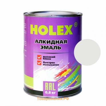 Автоэмаль Holex 201, алкидная, цвет белый, 0.8 кг 196153t