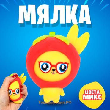 Антистресс игрушка - мялка «Зайка» с пастой, МИКС